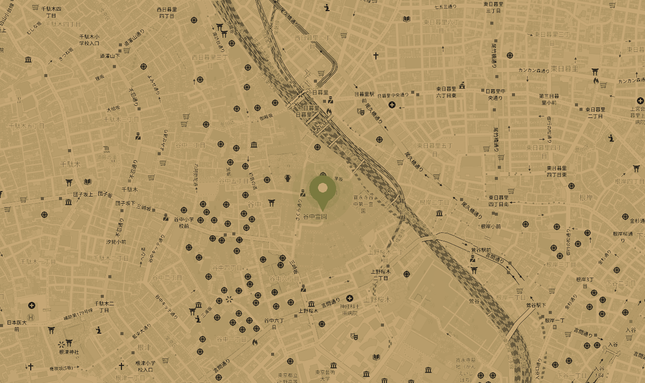 地図: 谷中7-18-18