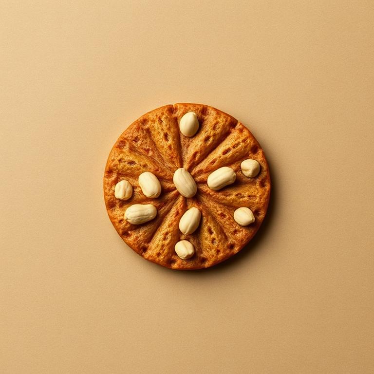 Peanut-studded senbei